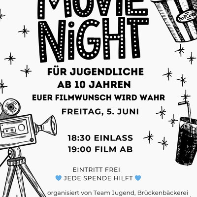 Kinoabend für Jugendliche – 5. Juni