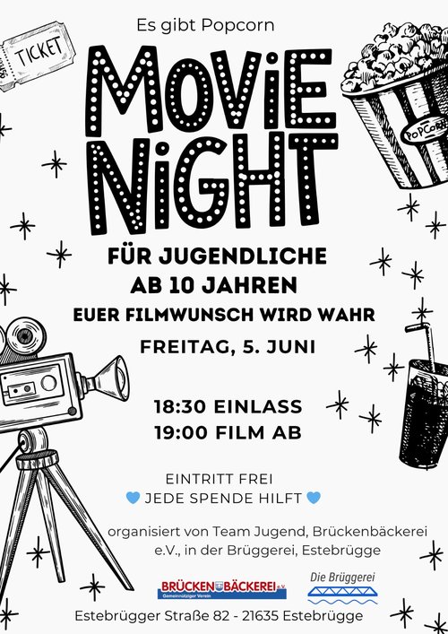 Kinoabend für Jugendliche – 5. Juni