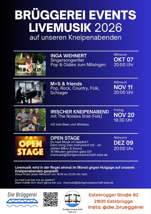 Live-Musik in der Brüggerei