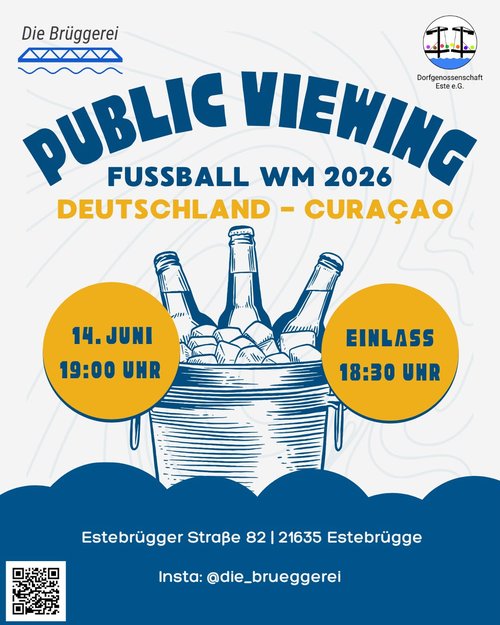 Public Viewing in der Brüggerei – Deutschland vs. Curaçao!