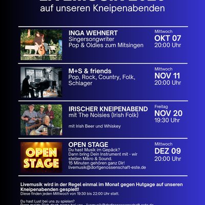 Live-Musik in der Brüggerei